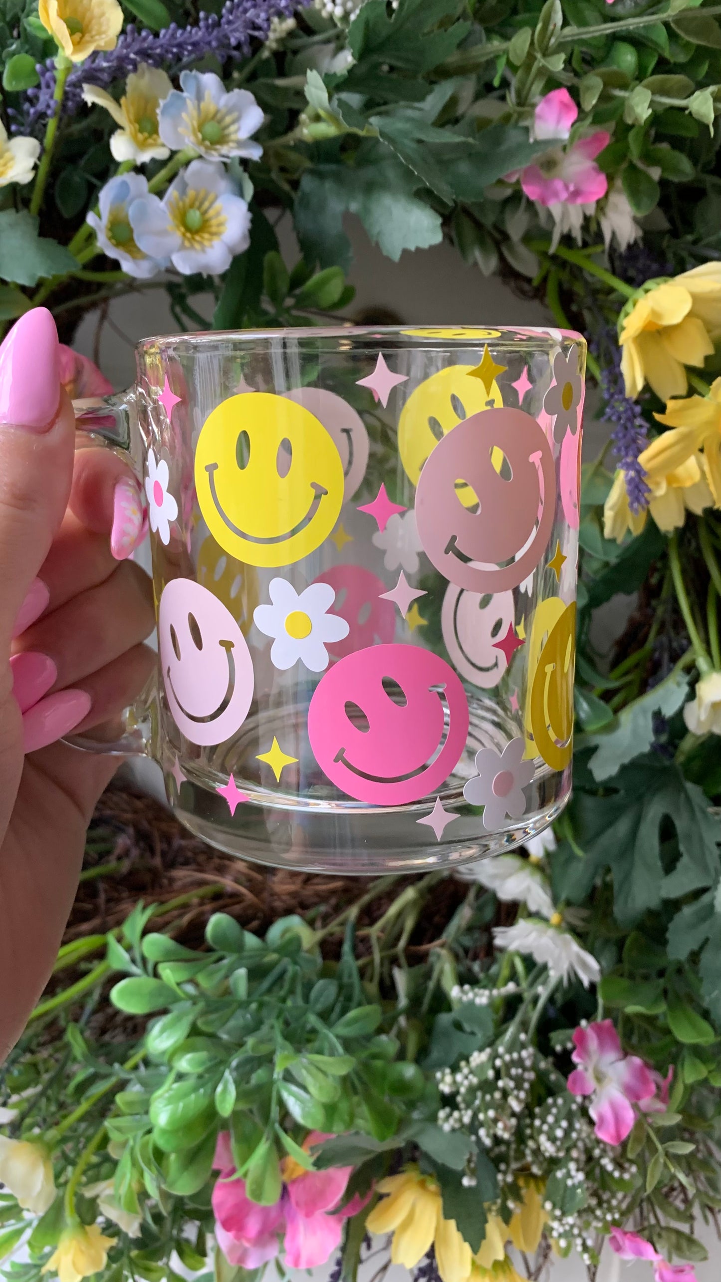 Smiley face mug