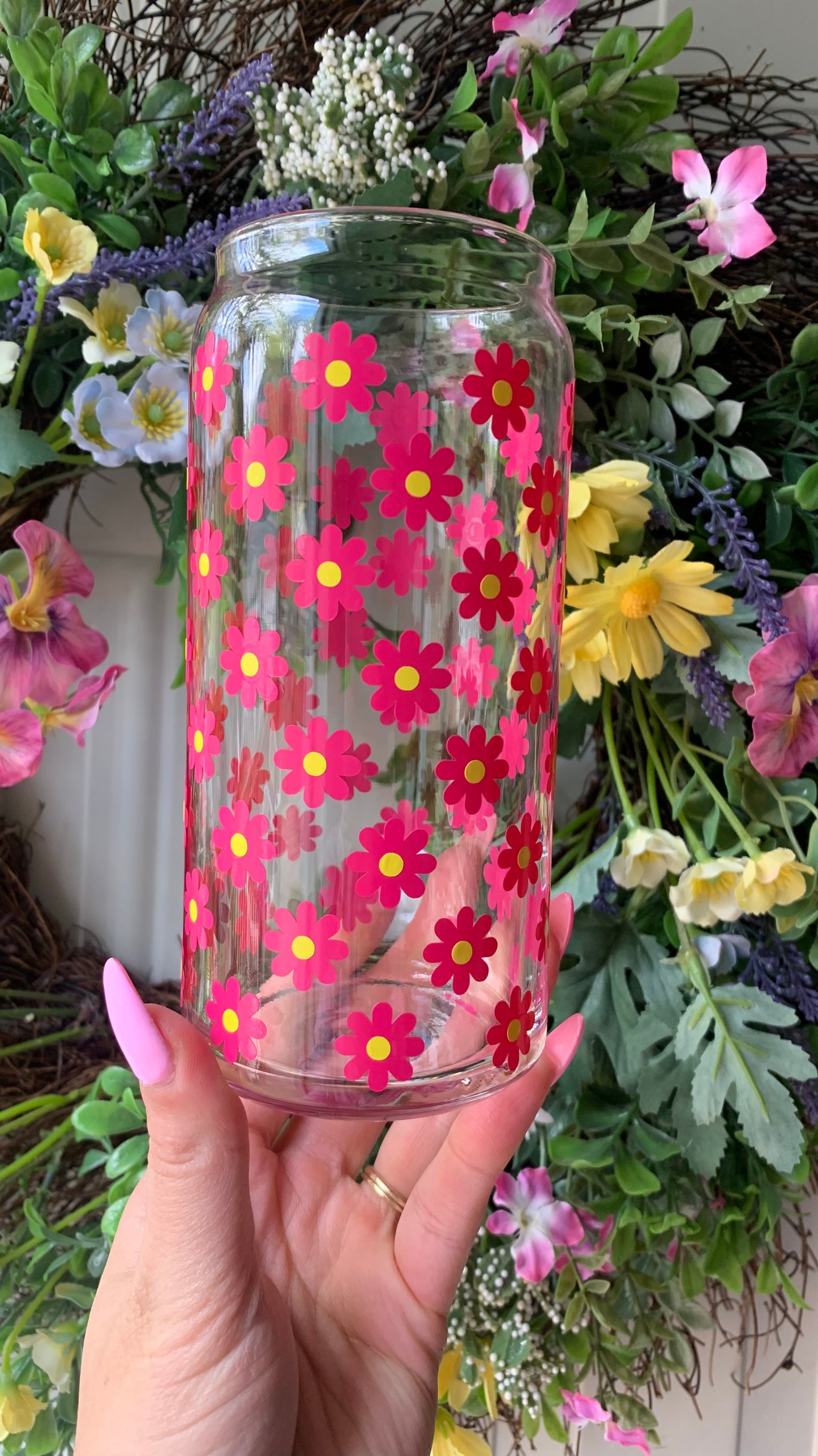 Daisies glass