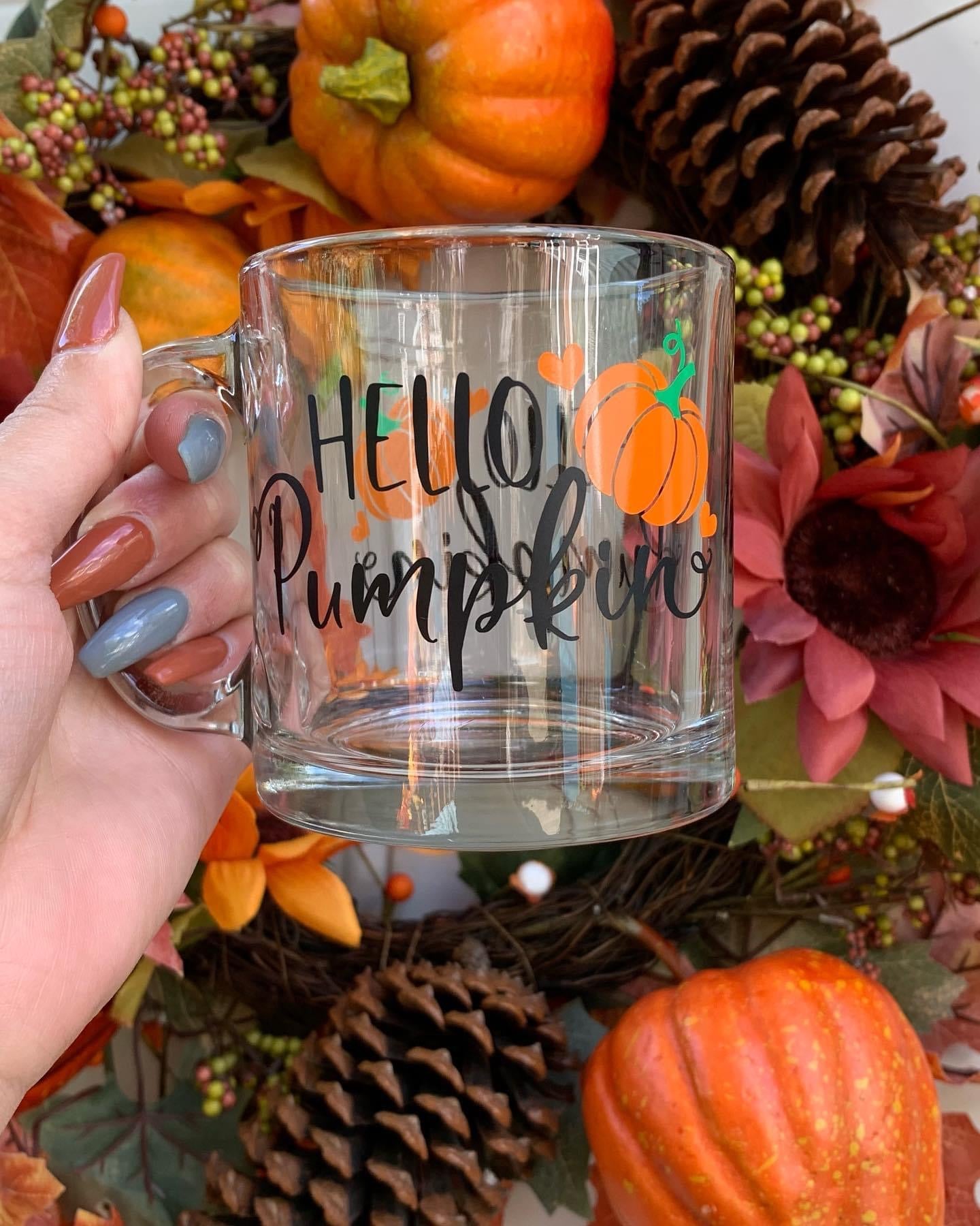 Hello pumpkin mug