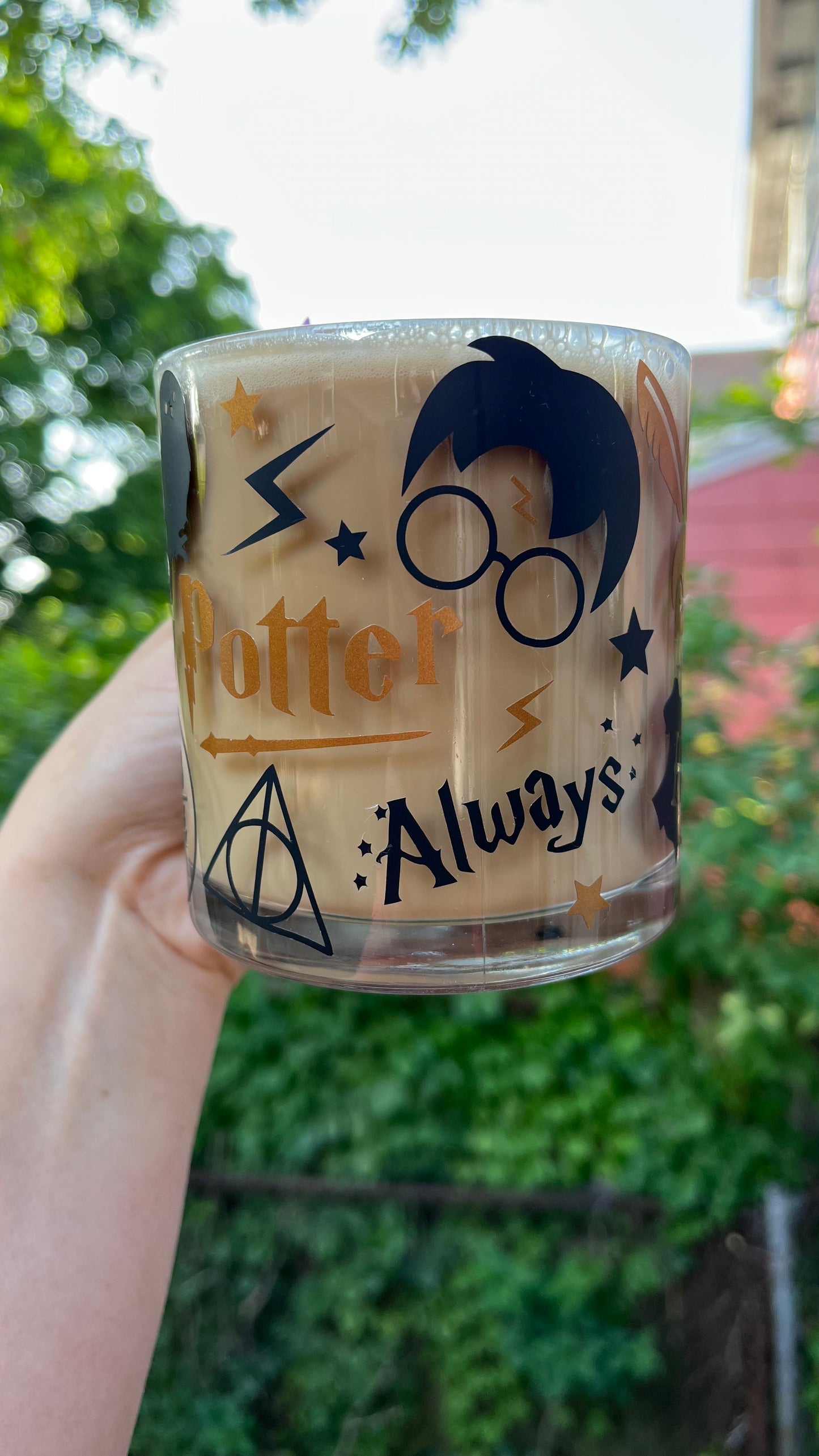 Harry Potter glass mug