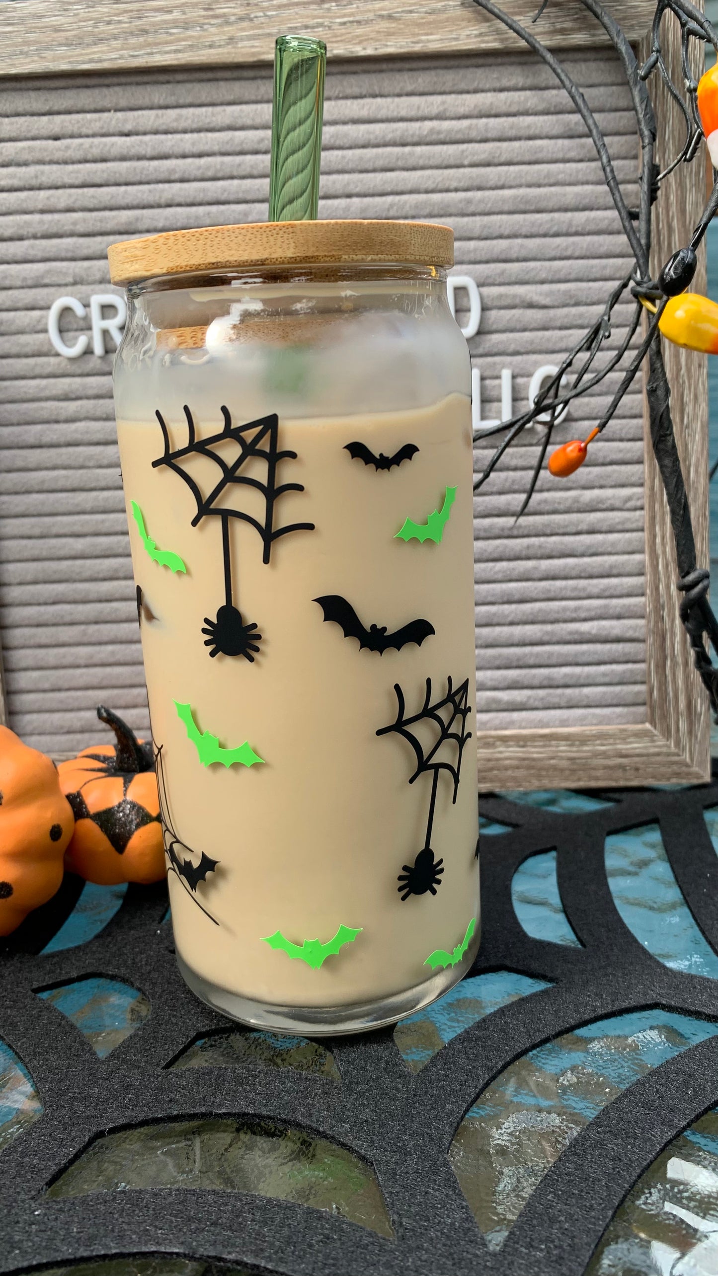 Oogie boogie glass