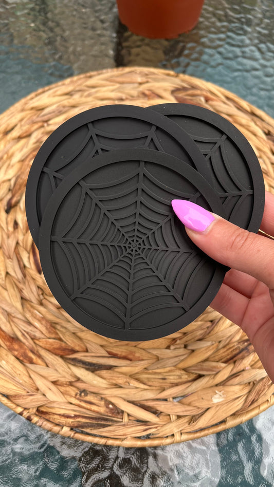 Spider web coaster