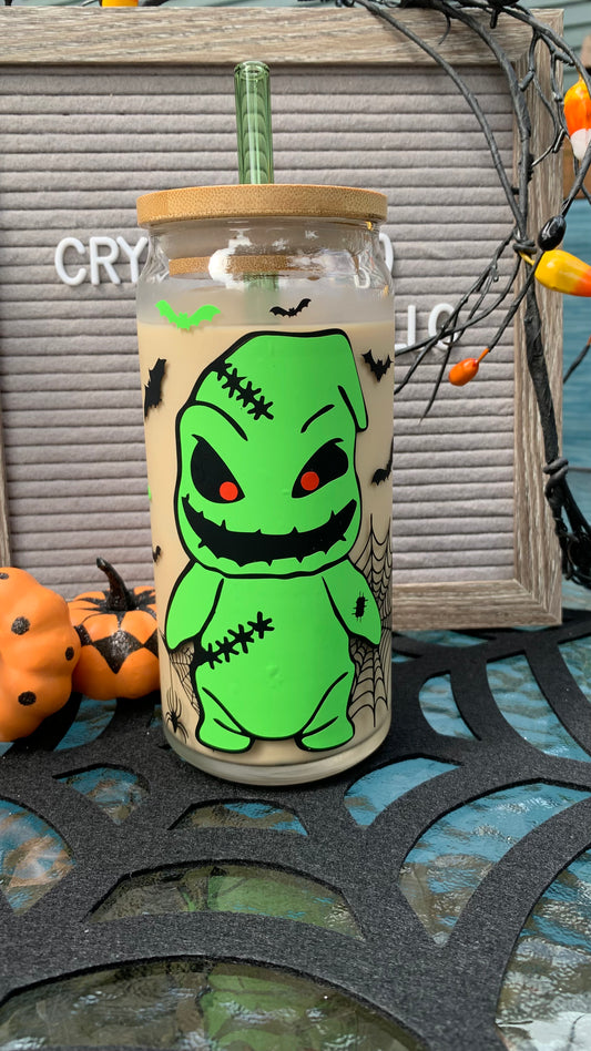 Oogie boogie glass