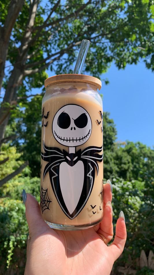 Jack skellington  glass