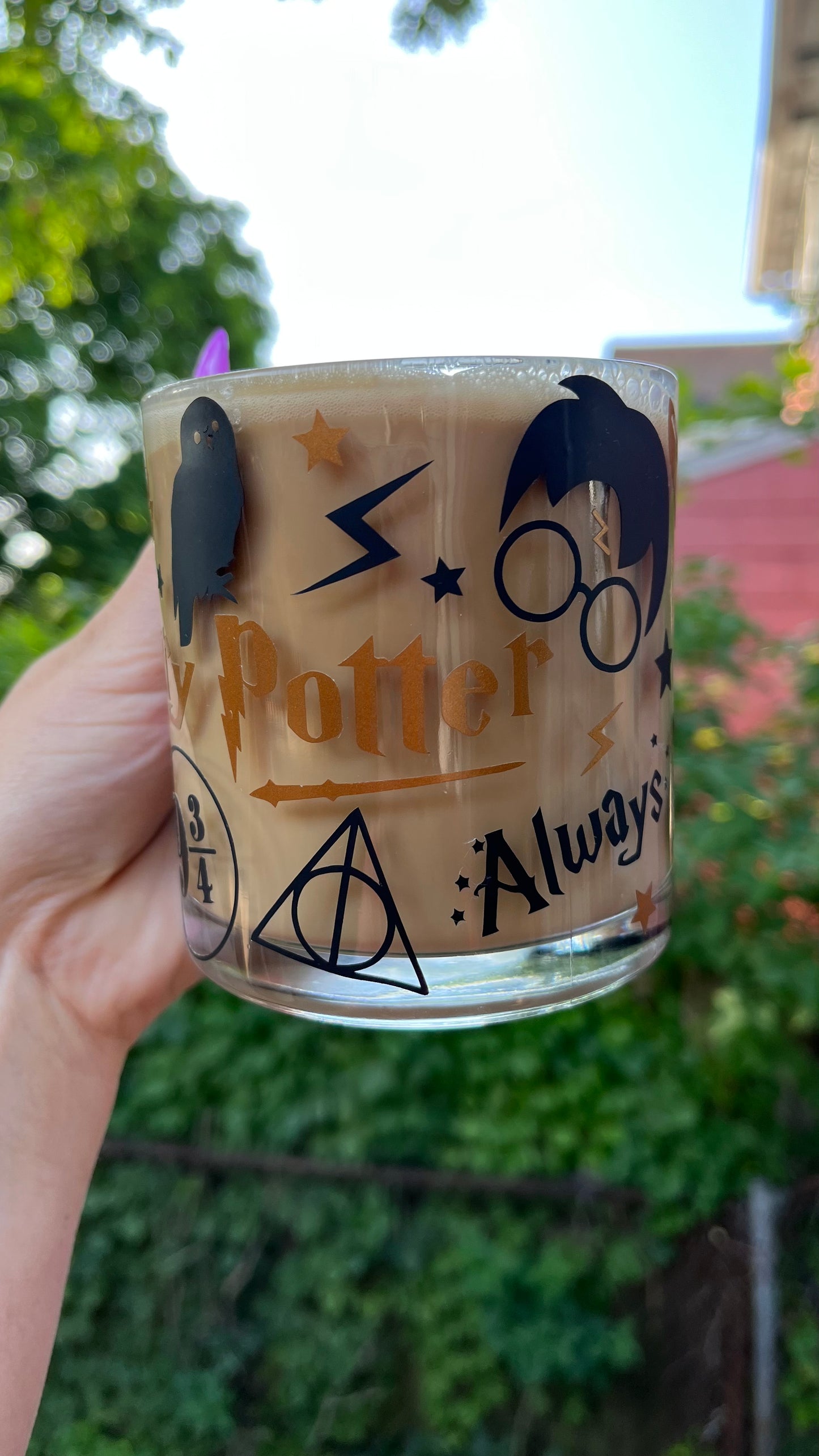 Harry Potter glass mug