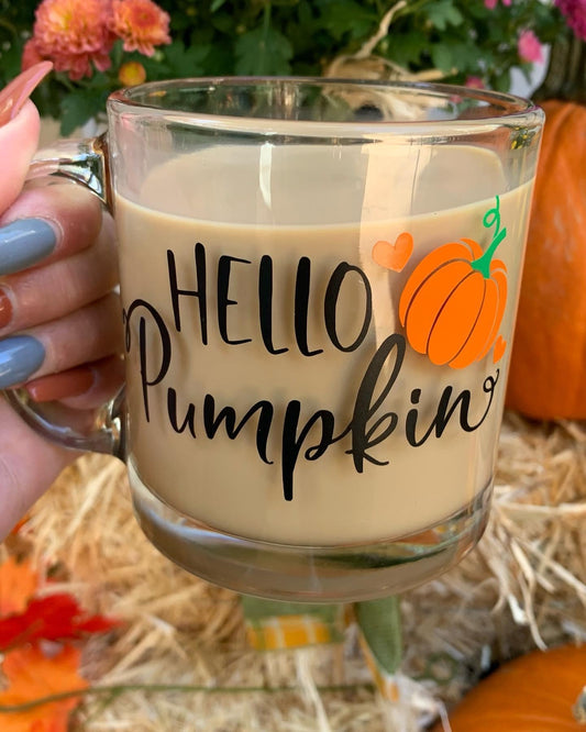 Hello pumpkin mug