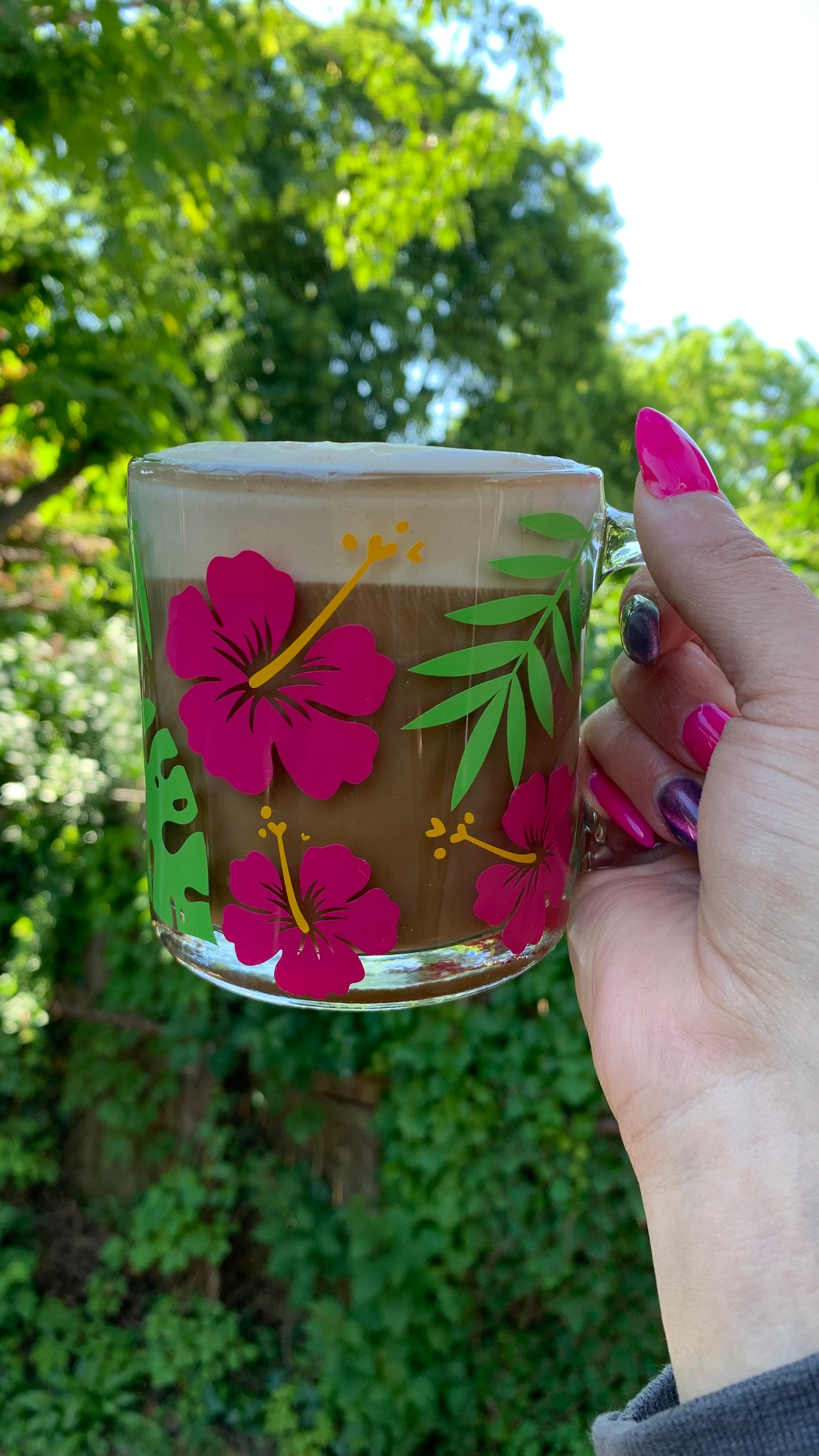 Hibiscus mug