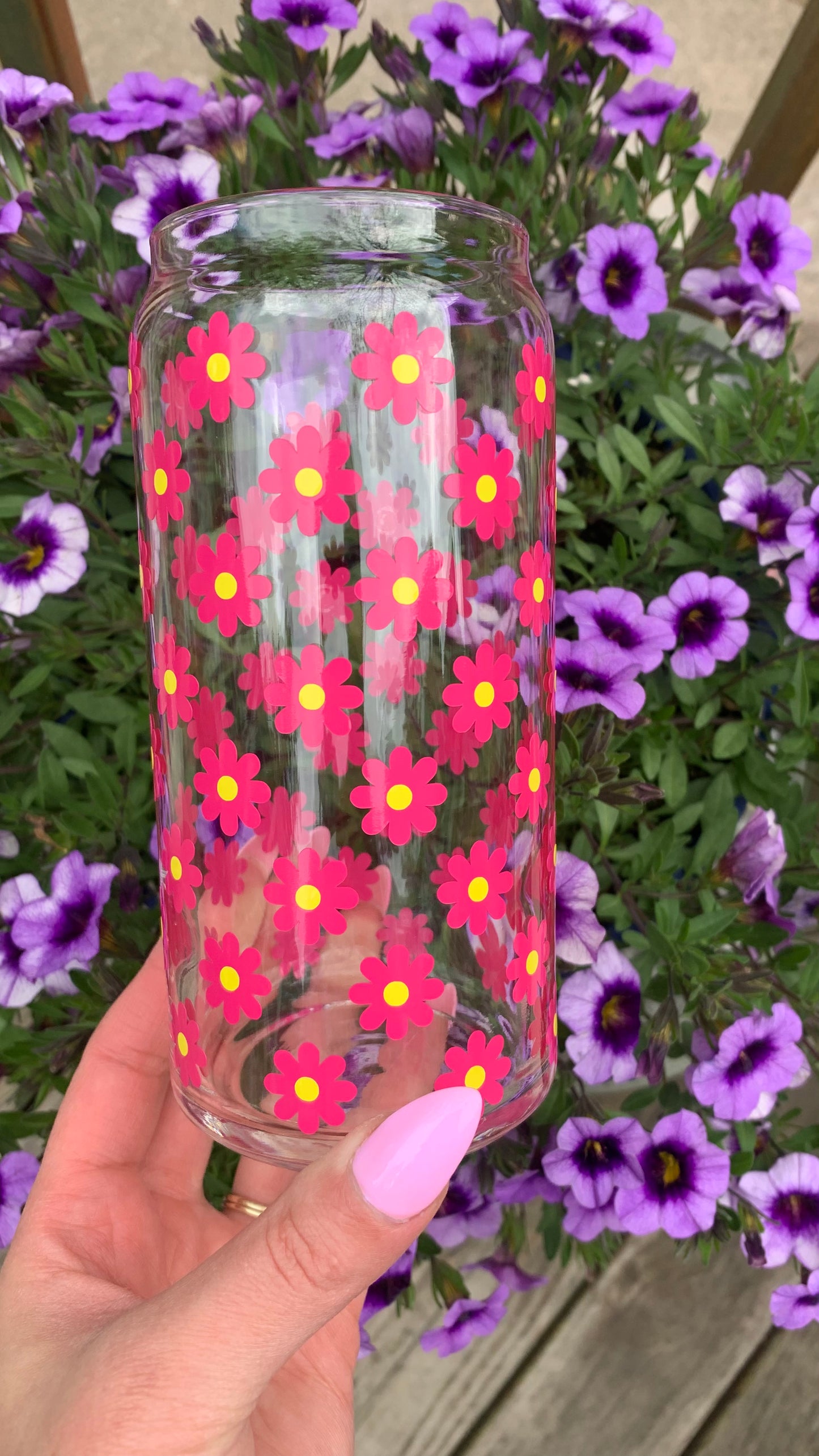 Daisies glass