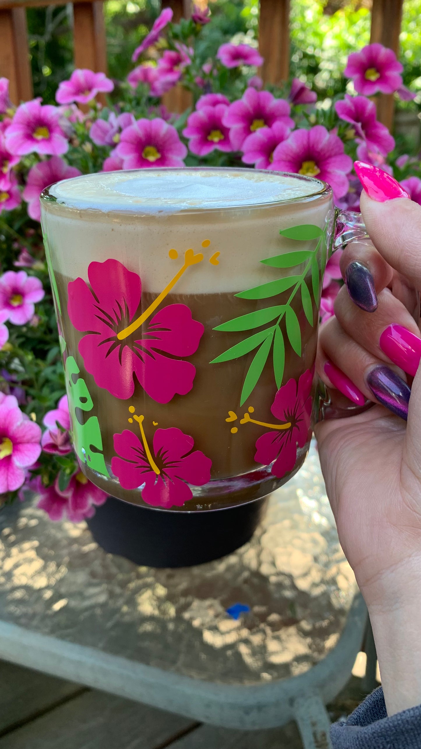 Hibiscus mug