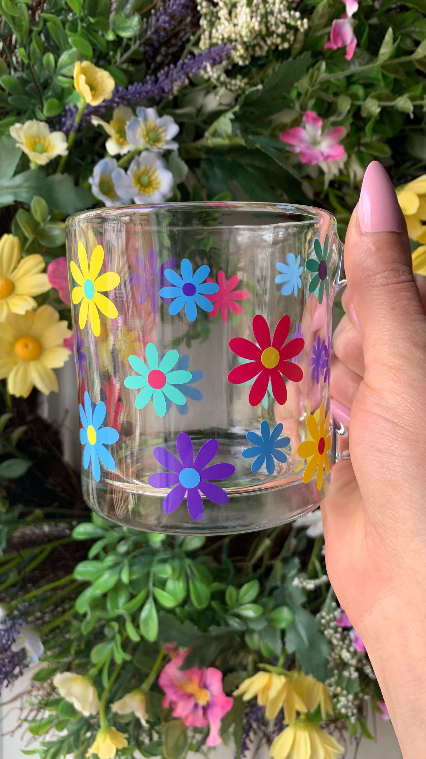 Spring flowers mug