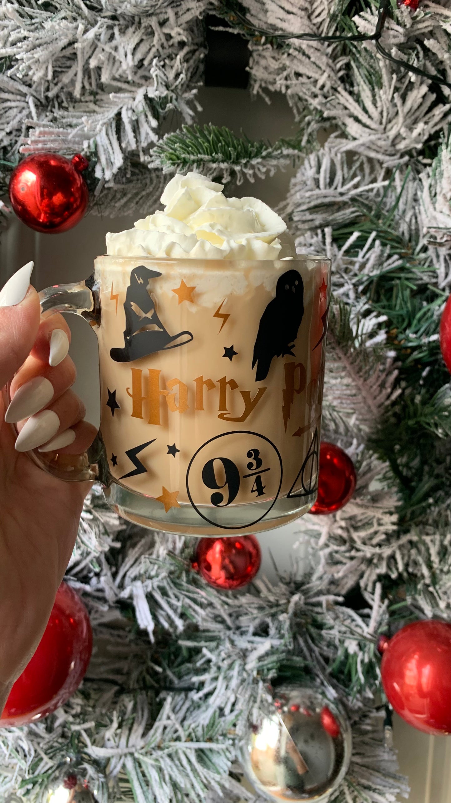 Harry Potter glass mug