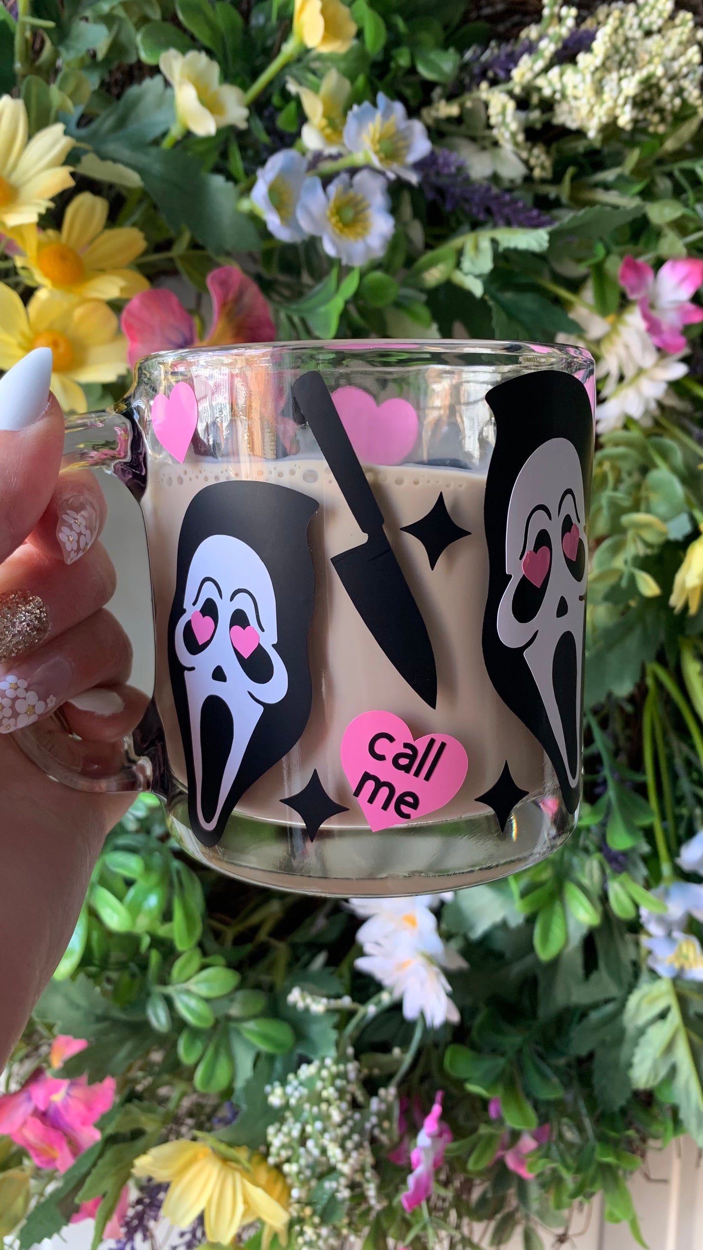 Ghost face mug