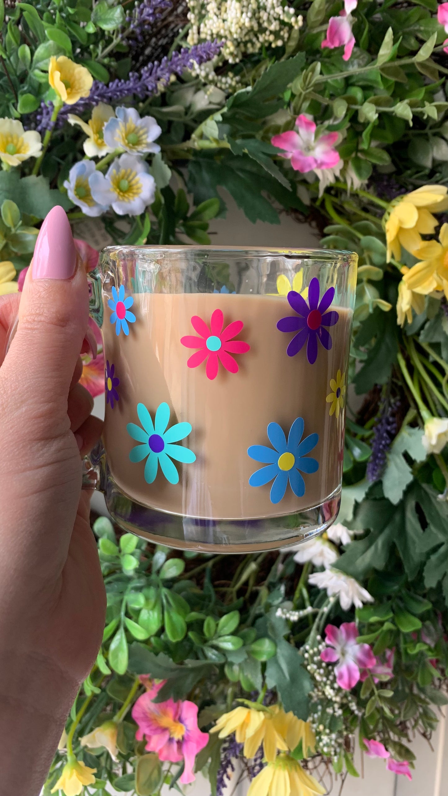 Spring flowers mug