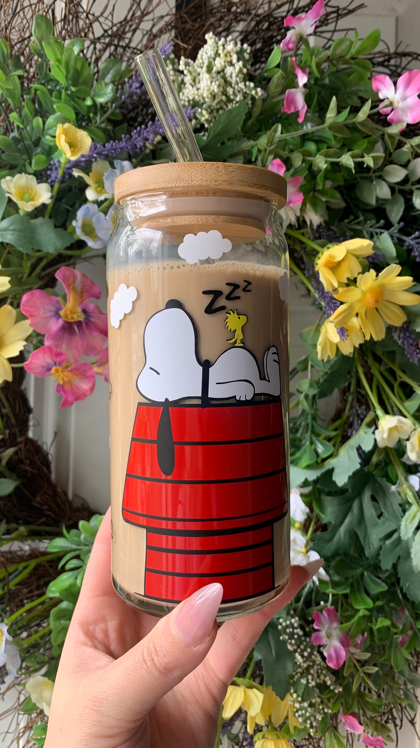 Snoopy glass