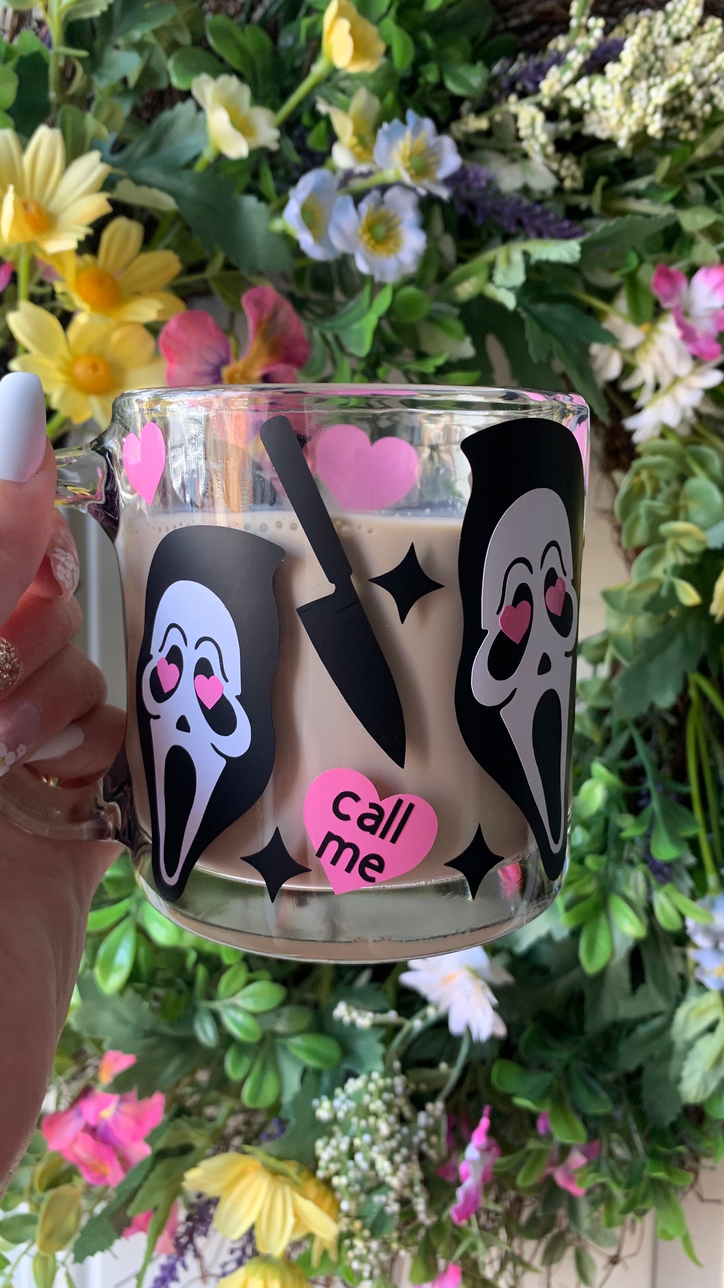 Ghost face mug