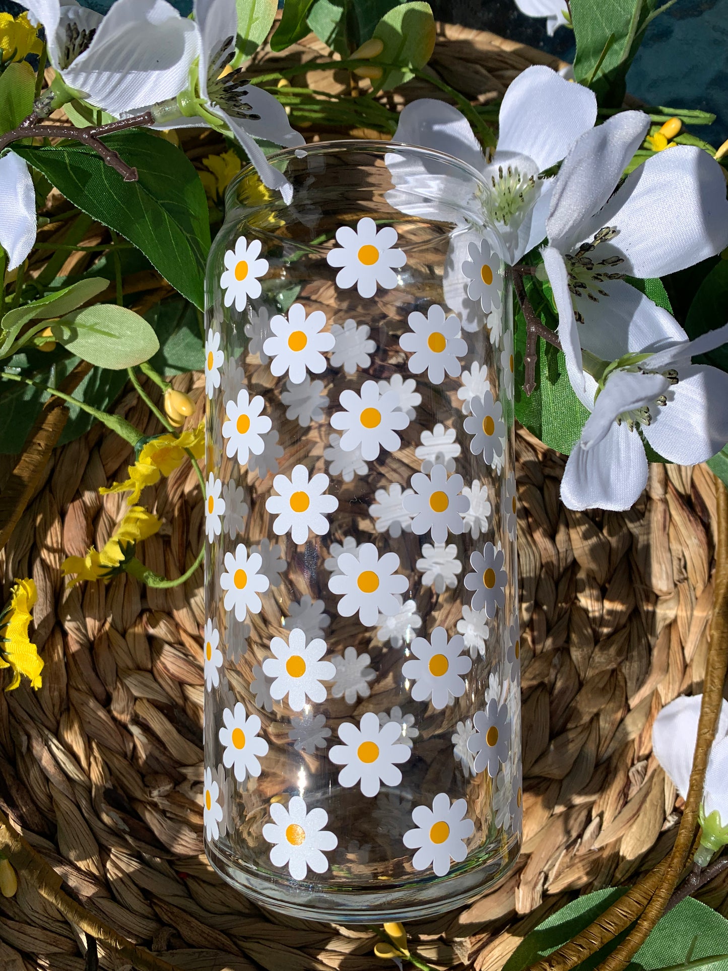 Daisies glass