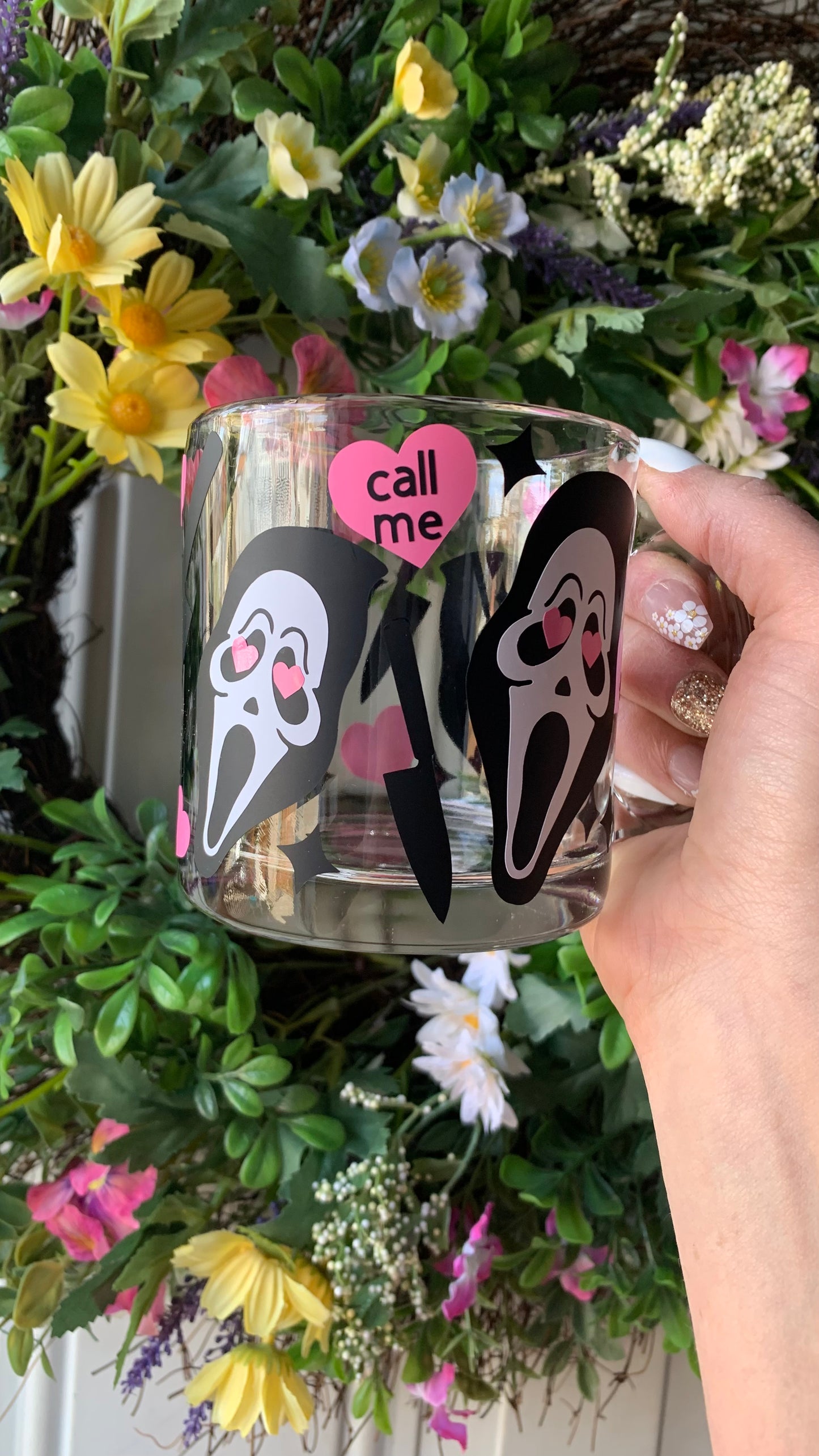 Ghost face mug