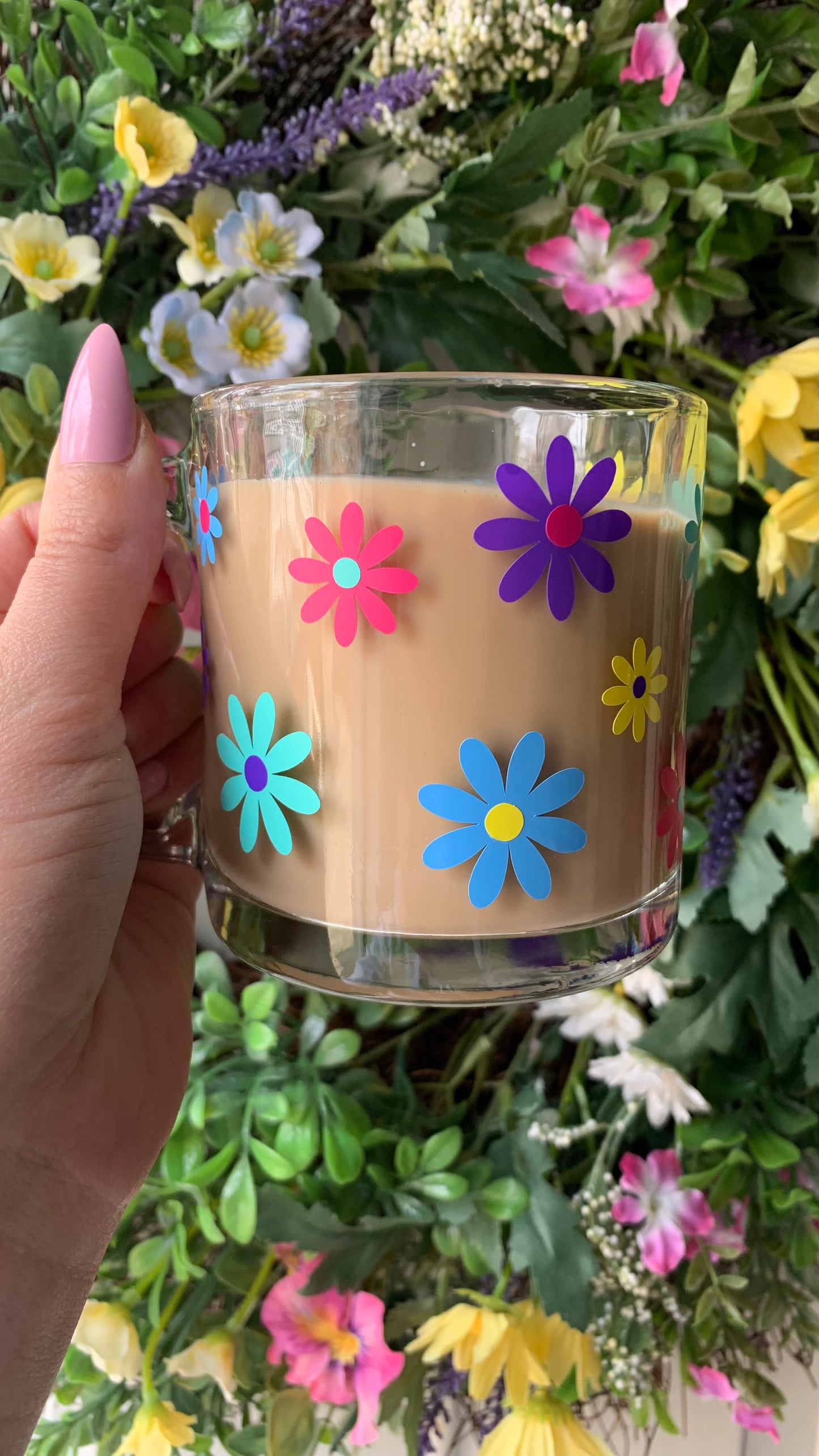 Spring flowers mug