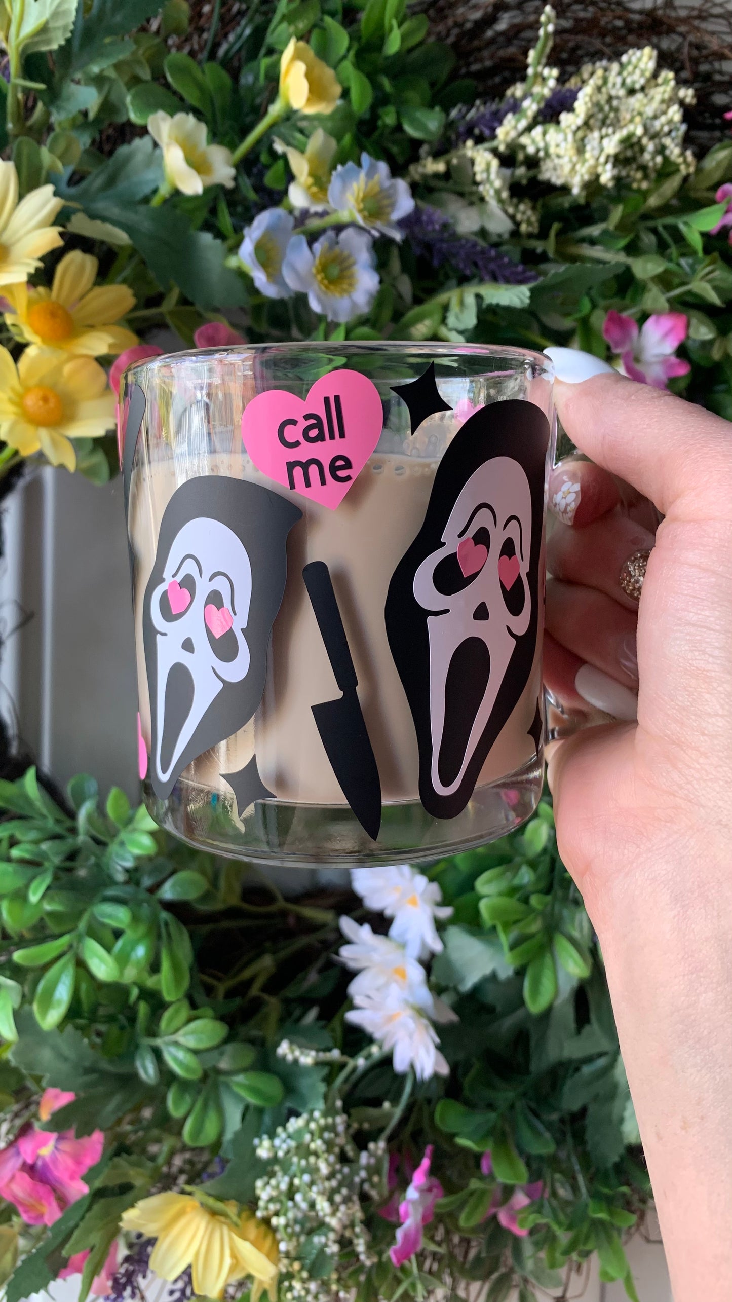 Ghost face mug