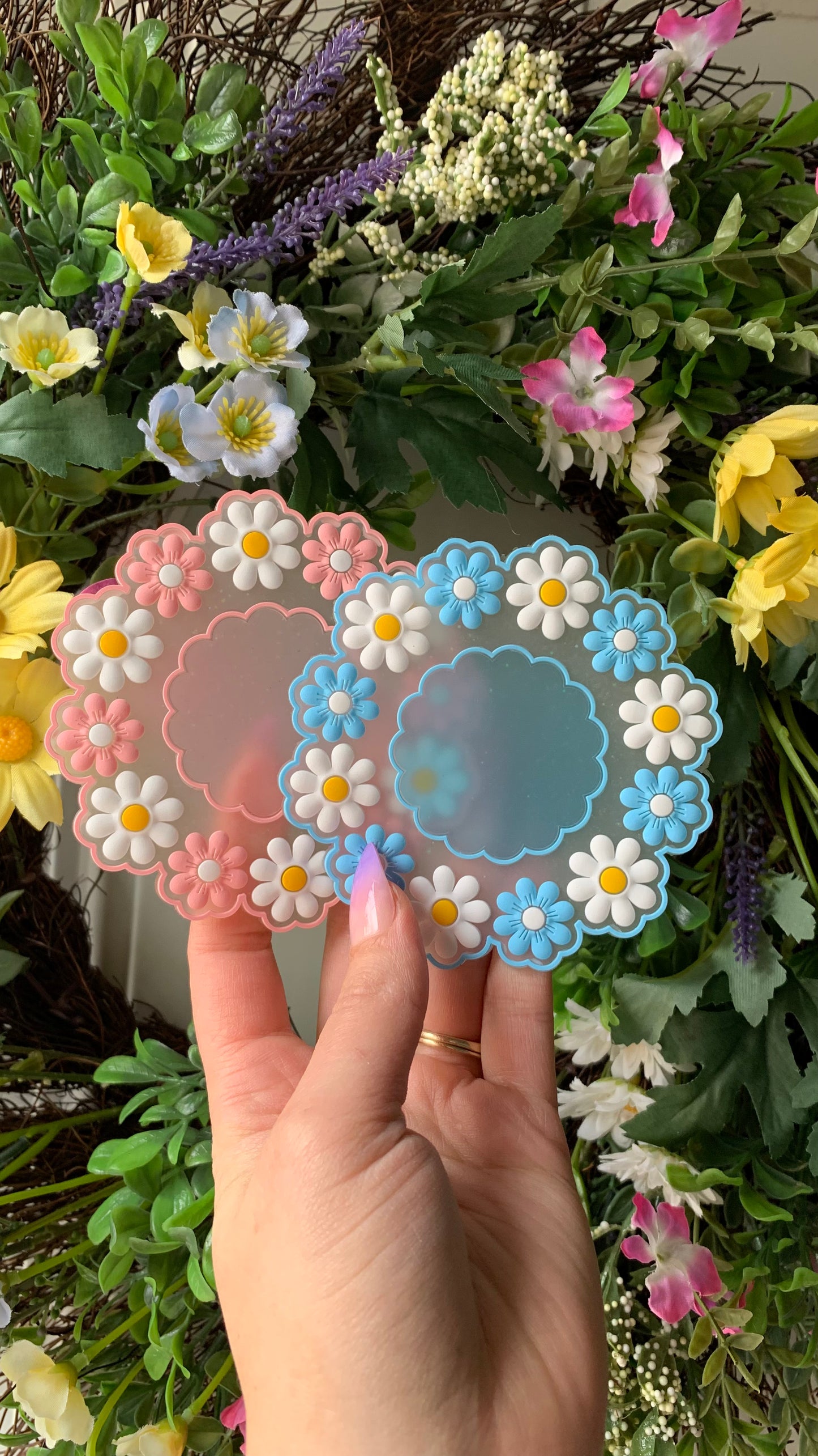 Daisy cup coaster