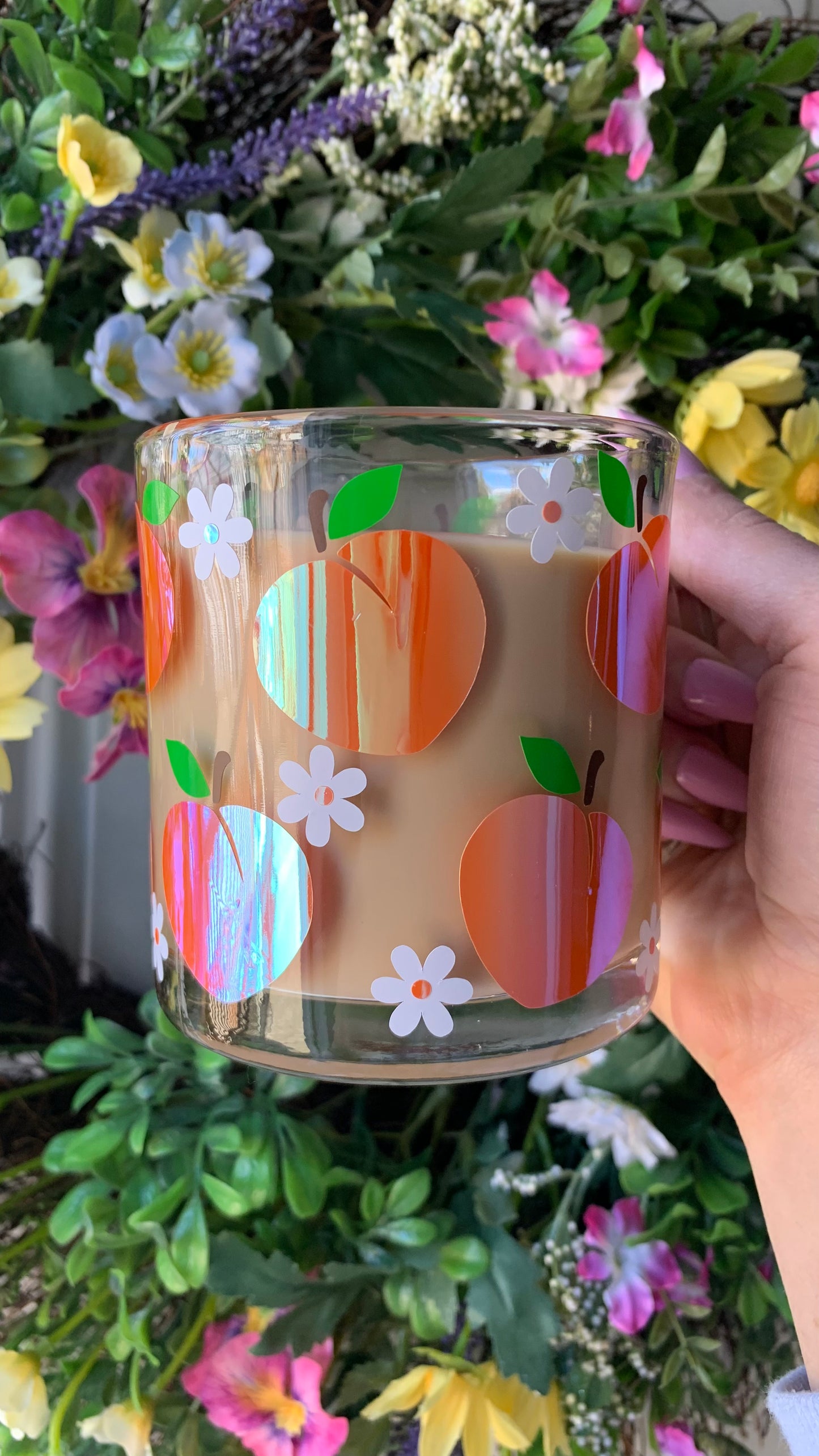 Spring peach mug