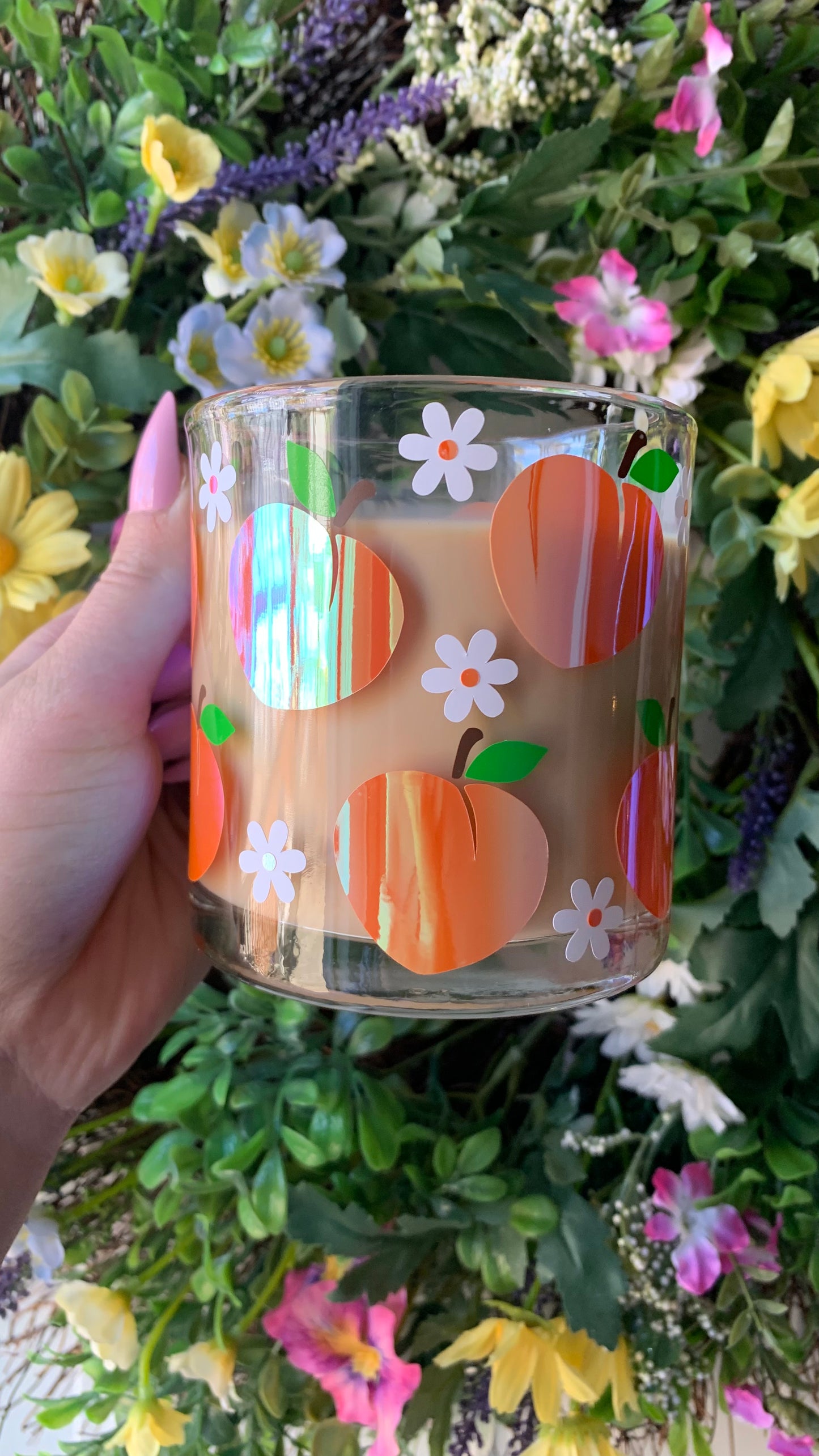 Spring peach mug