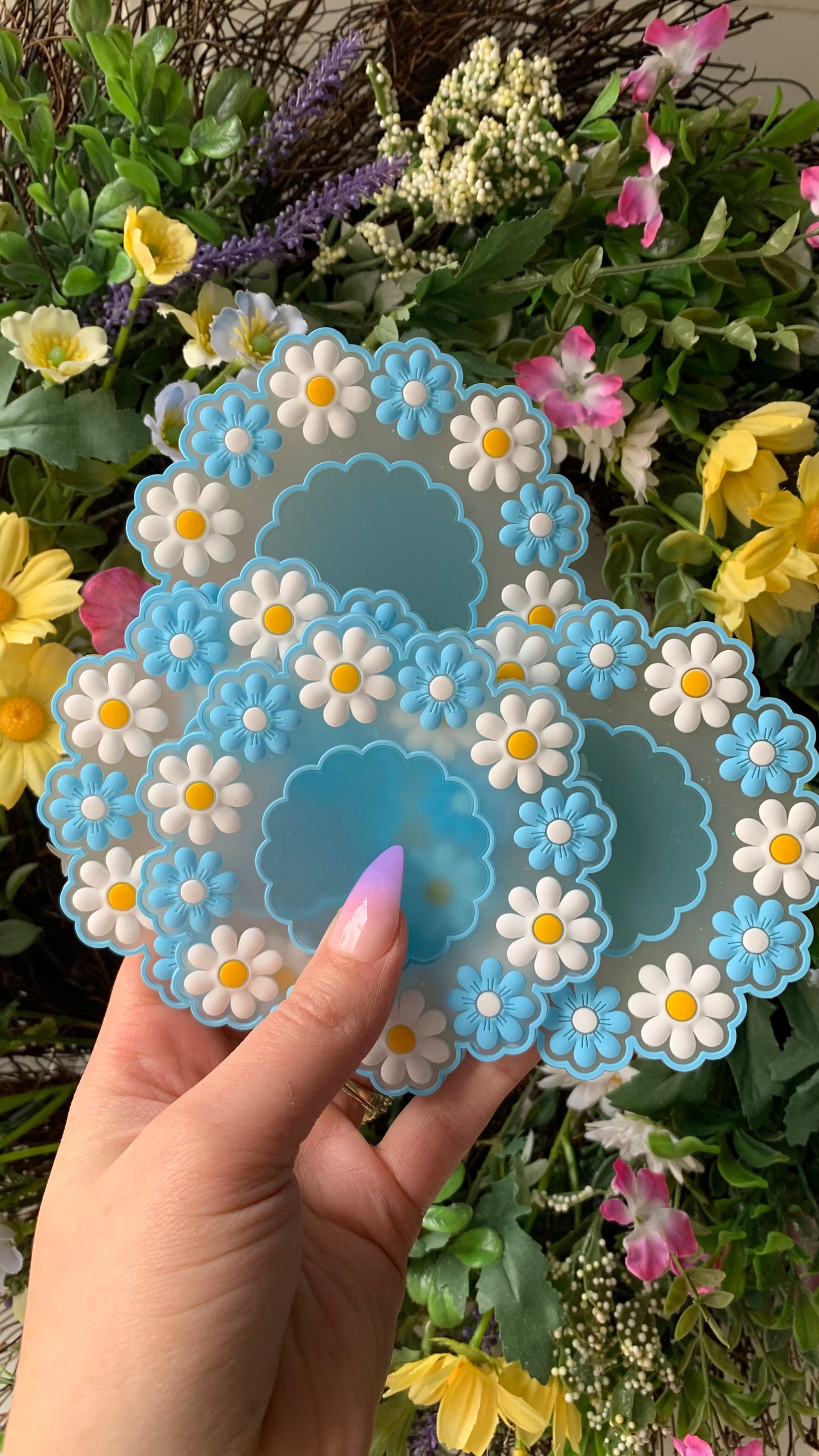 Daisy cup coaster