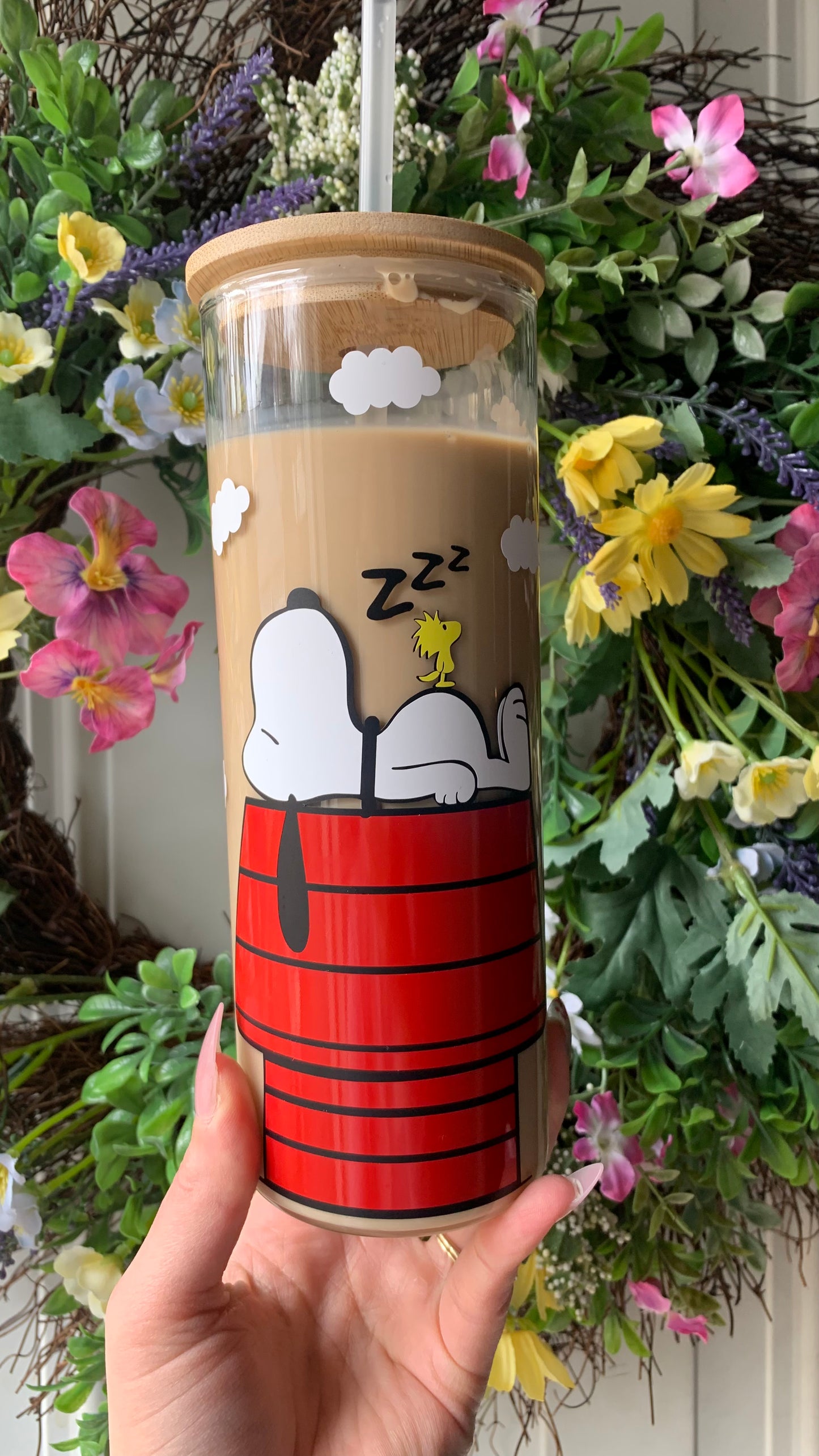 Snoopy glass