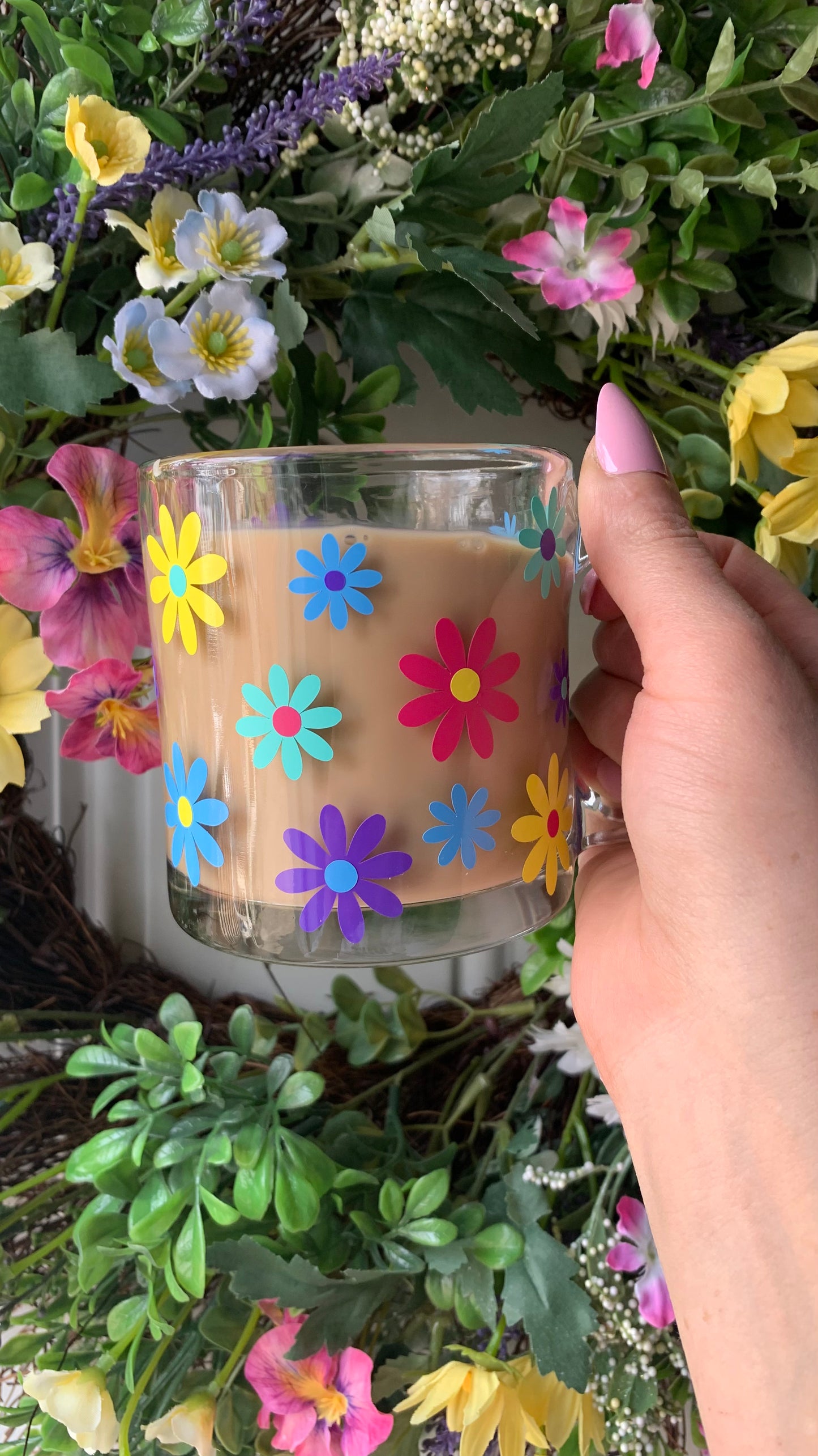 Spring flowers mug