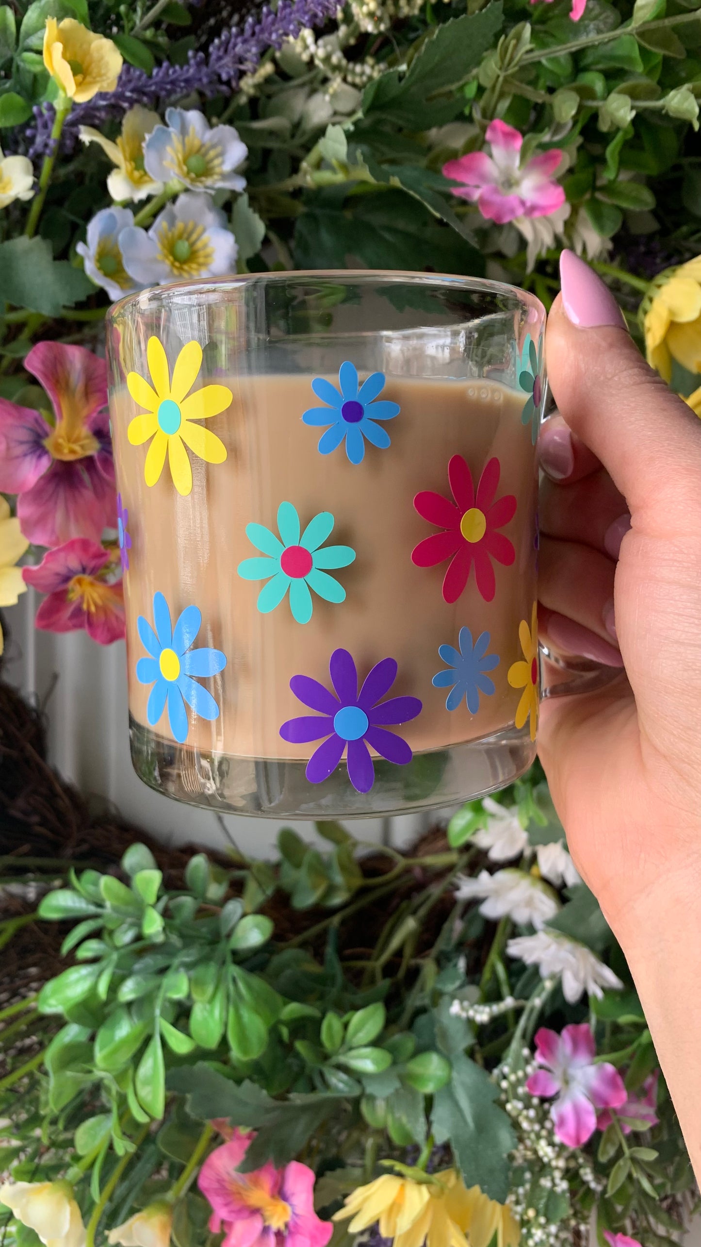 Spring flowers mug