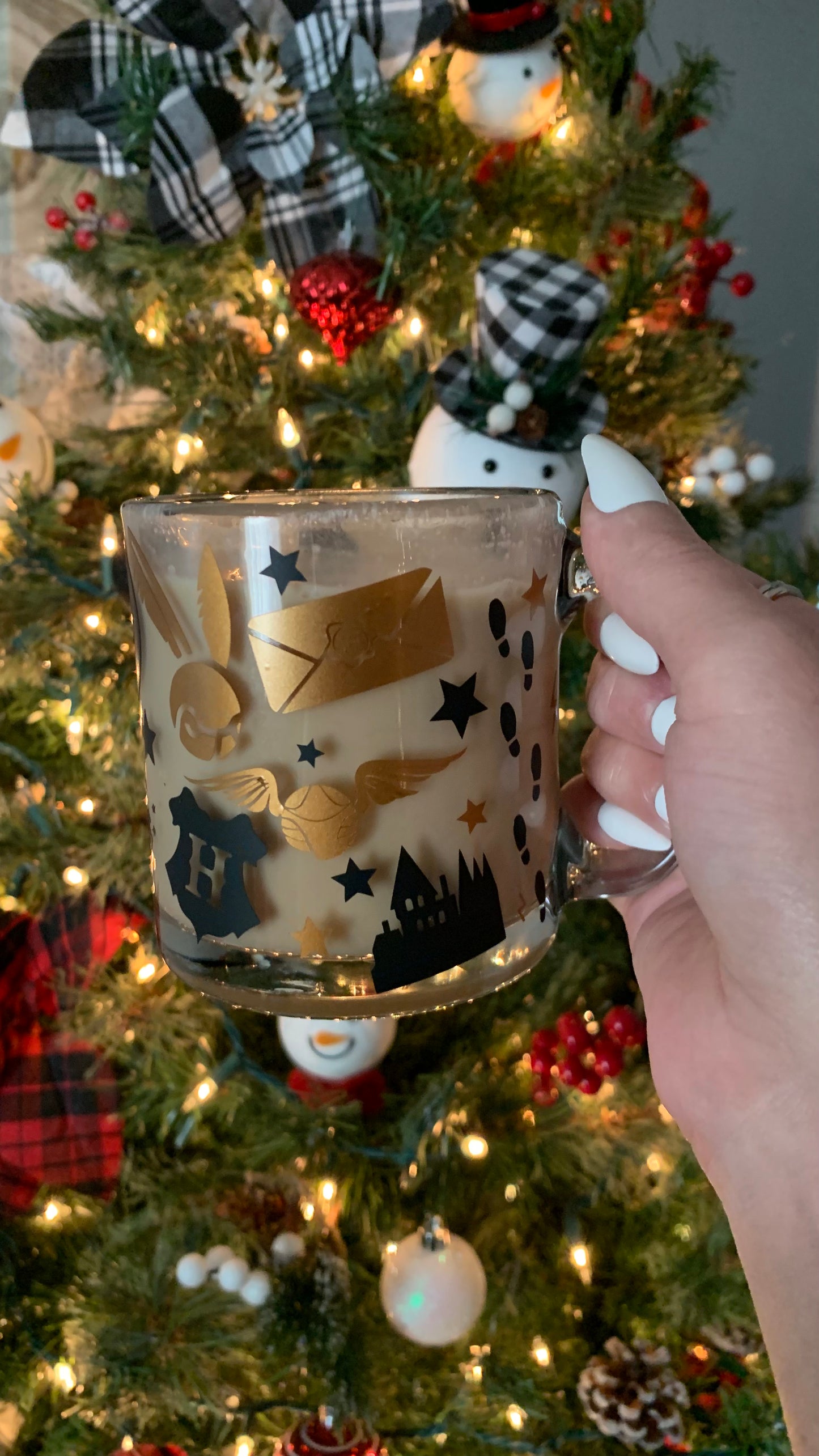 Harry Potter glass mug