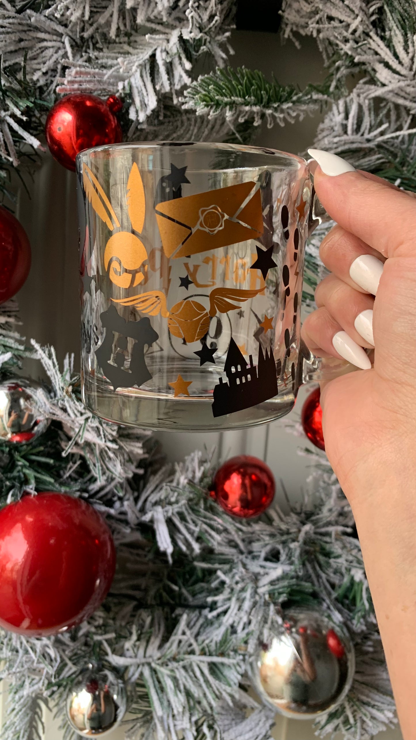 Harry Potter glass mug