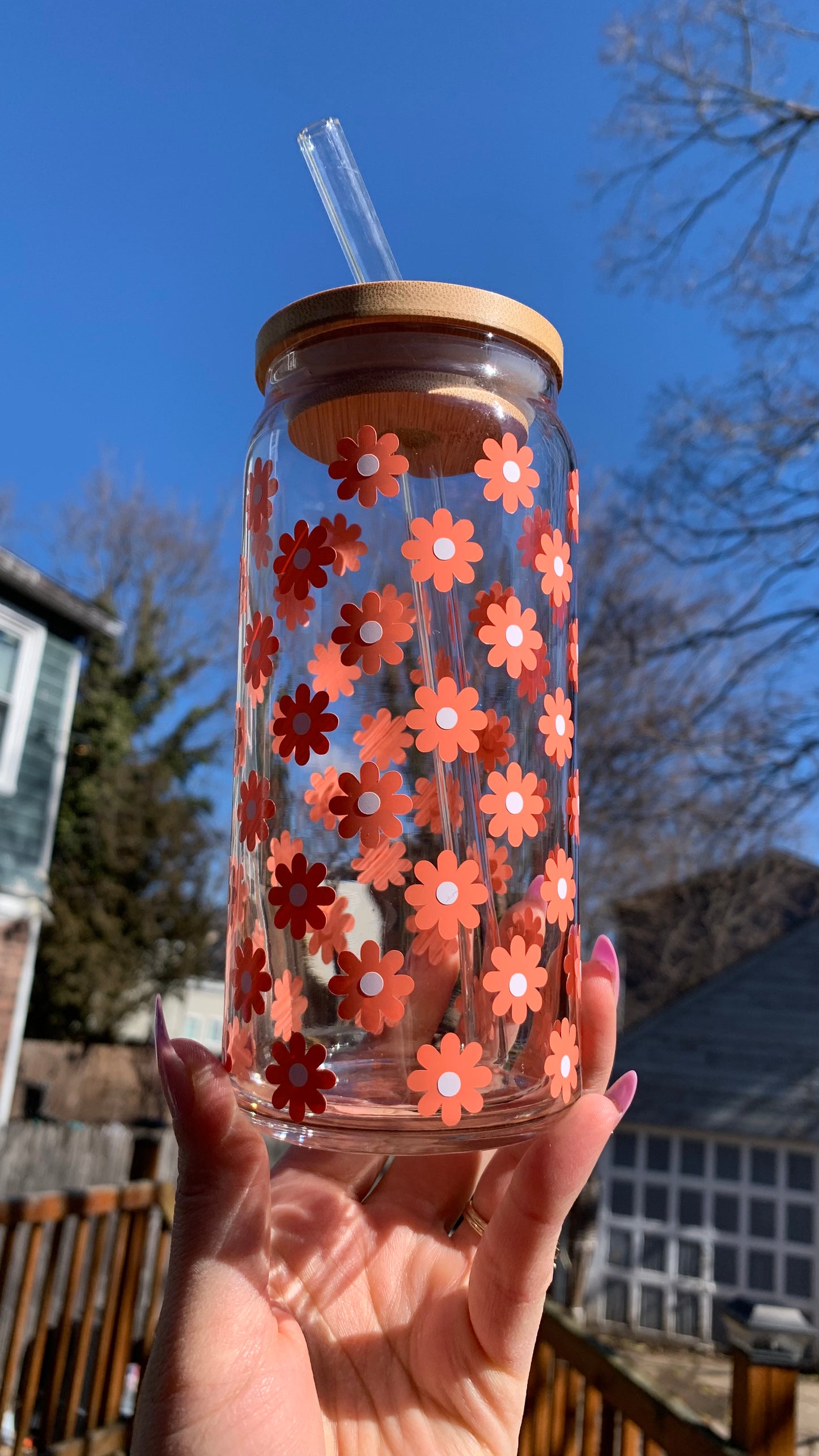 Daisies glass